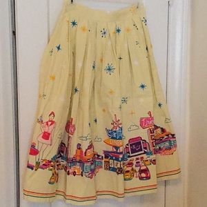NWOT Banned apparel Retro Diner print skirt -XS